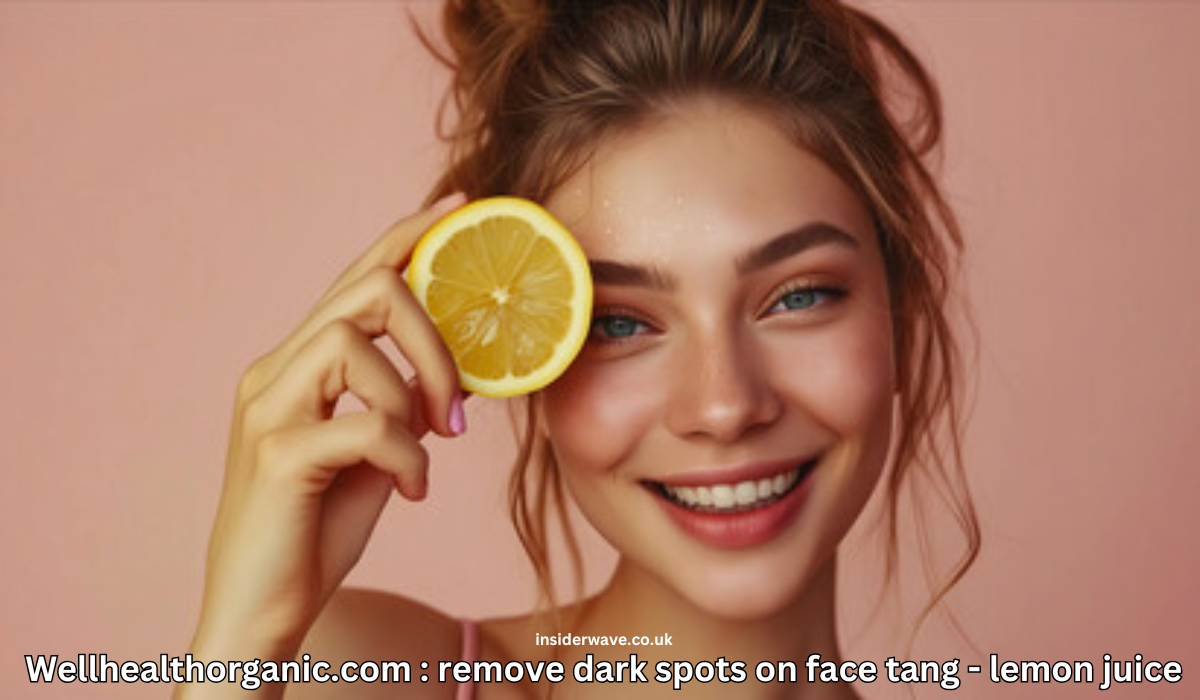 Wellhealthorganic.com : remove dark spots on face tang - lemon juice