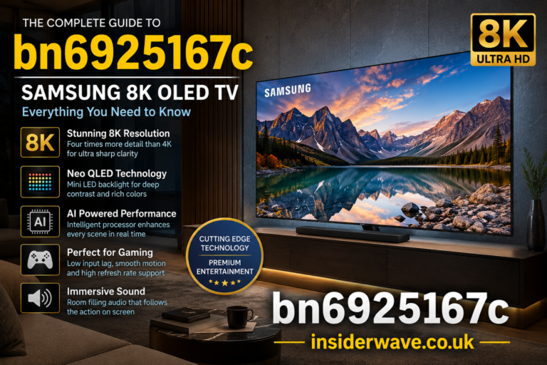 The Guide to bn6925167c and Samsung 8K OLED TV Technology